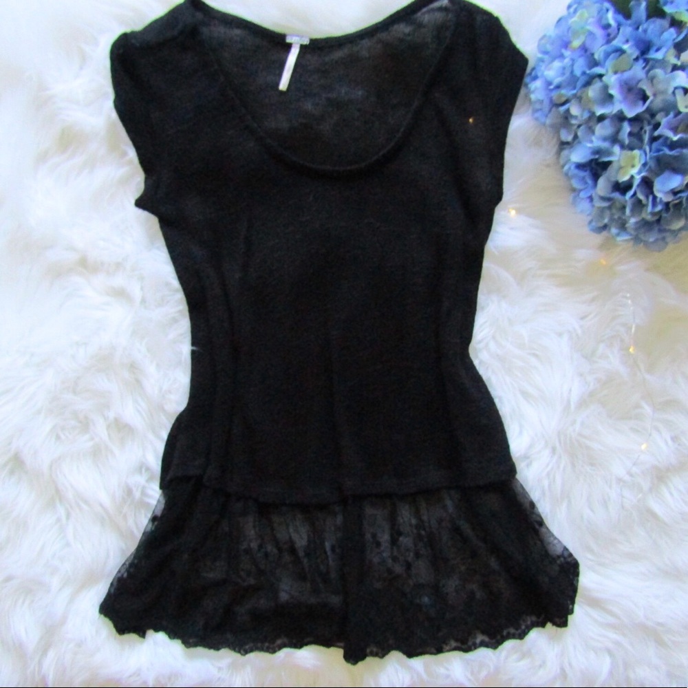 Poof! Open Knit Top